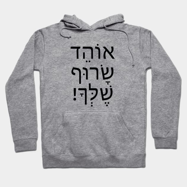 אוהד שרוף שלך - Your ardent fan Hoodie by Nova Digital&Design